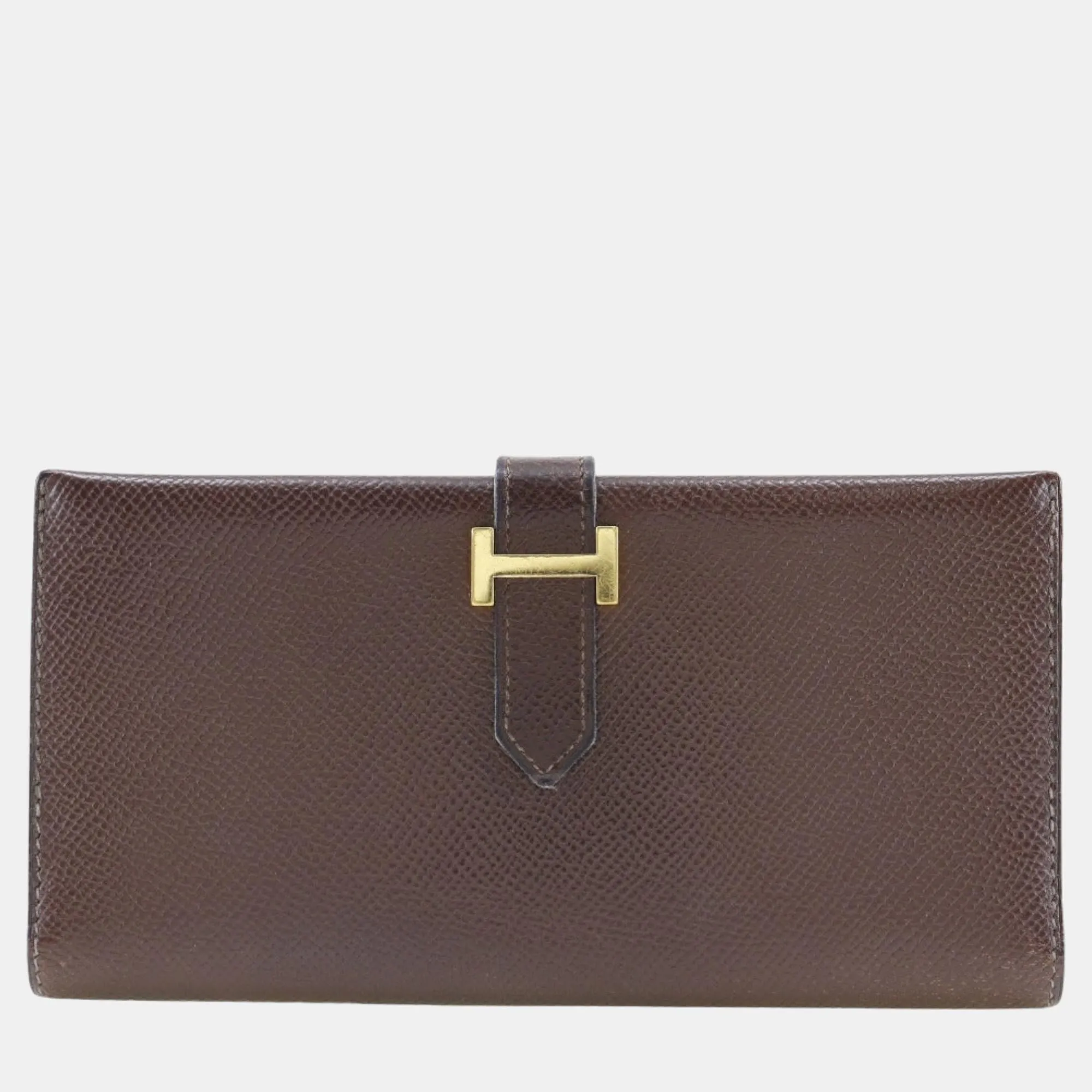 Brown Epsom Leather Bearn Wallet