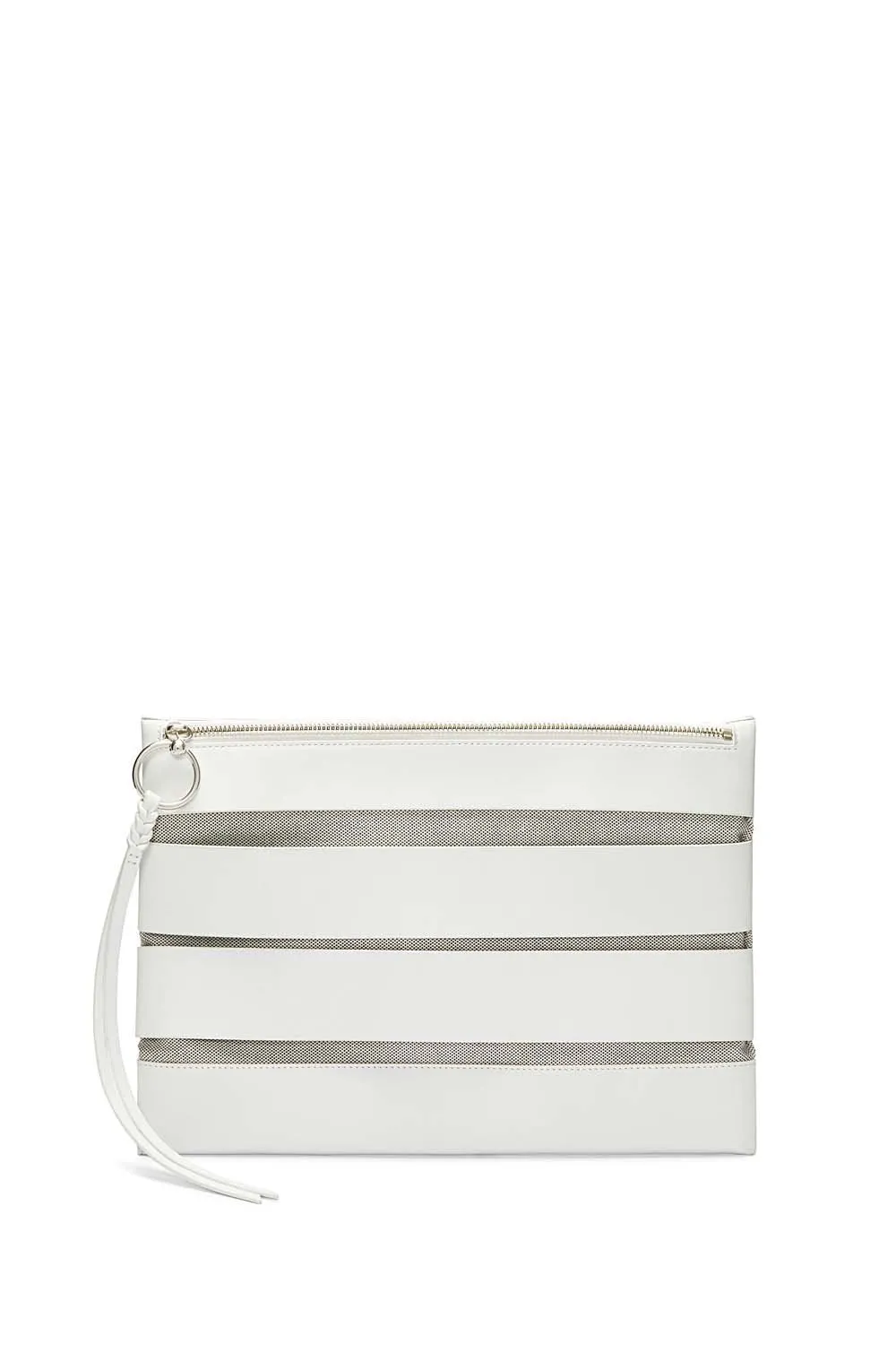 Cage Large Zip Clutch