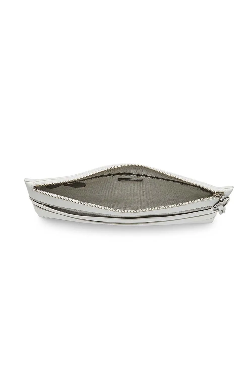 Cage Large Zip Clutch