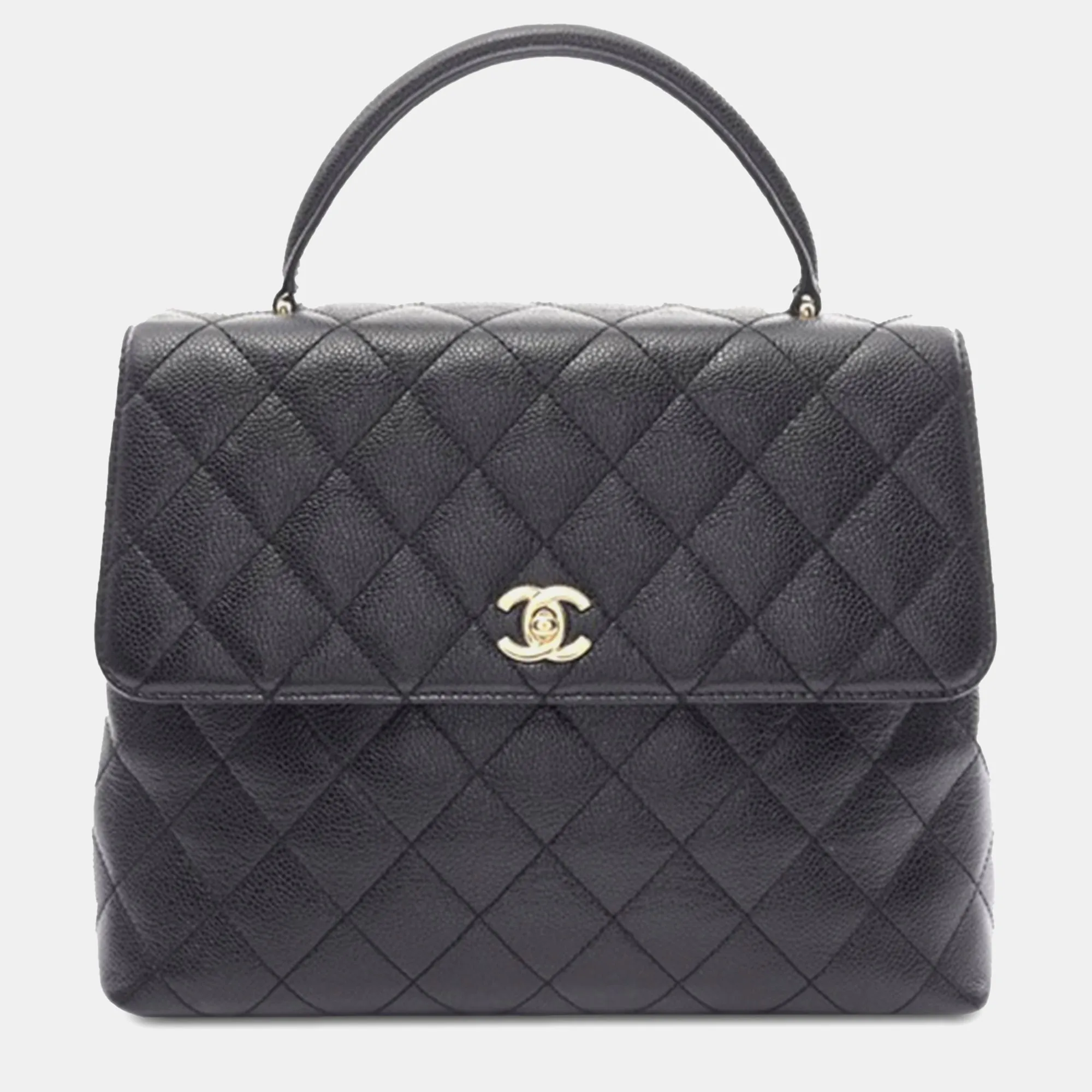 Caviar Kelly Top Handle Handbag