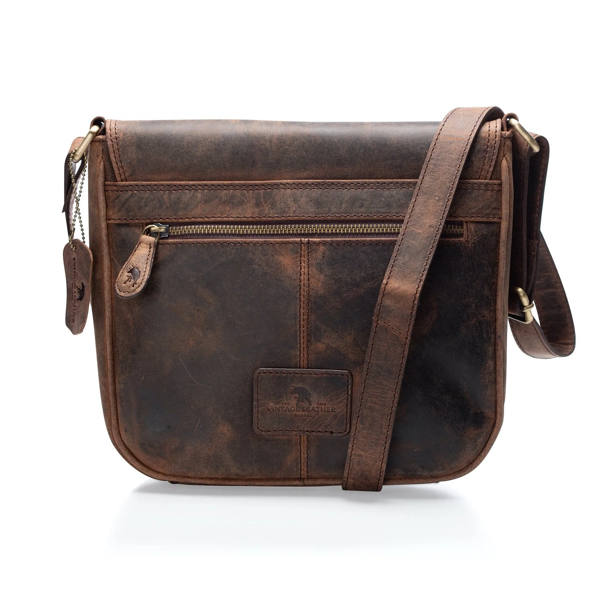 Leather Crossbody Bag - Shanti